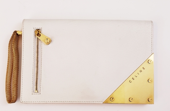 Celine Handbags - Celine Leather Wristlet